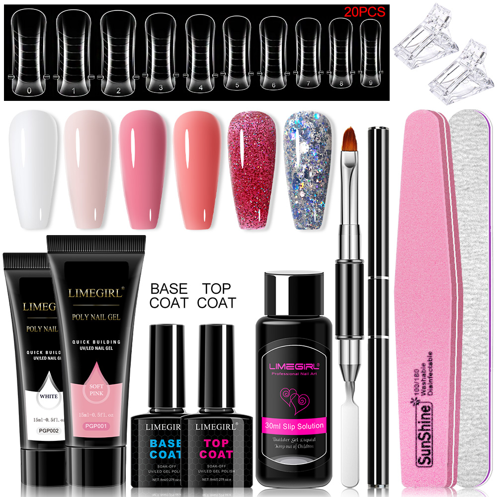 Nail Art Ombre - Набор полигелевых гелей для наращивания ногтей,