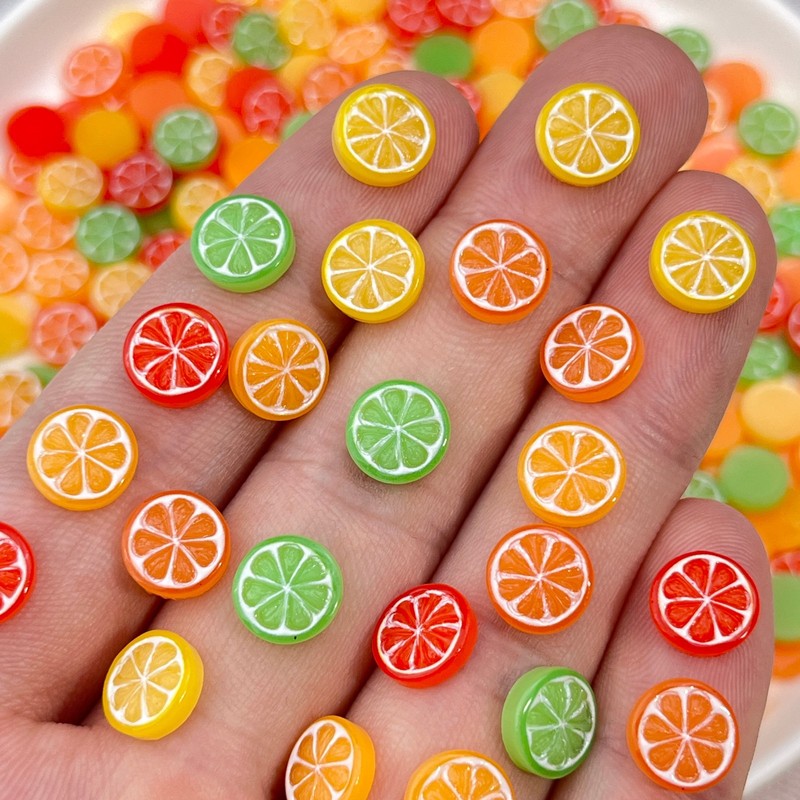 20 шт. 3D миниатюрных имитаций – обзор и цена Nail Art Orange