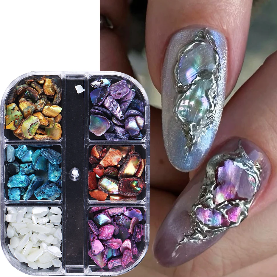 Набор из 6 контейнеров: 3D-дек – обзор и цена Nail Art Valentines Day