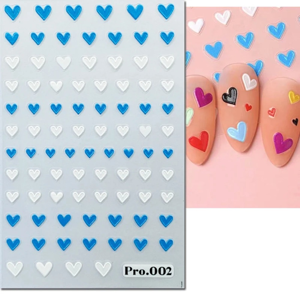 5D-наклейки для дизайна ногтей – обзор и цена Nail Art Valentines Day