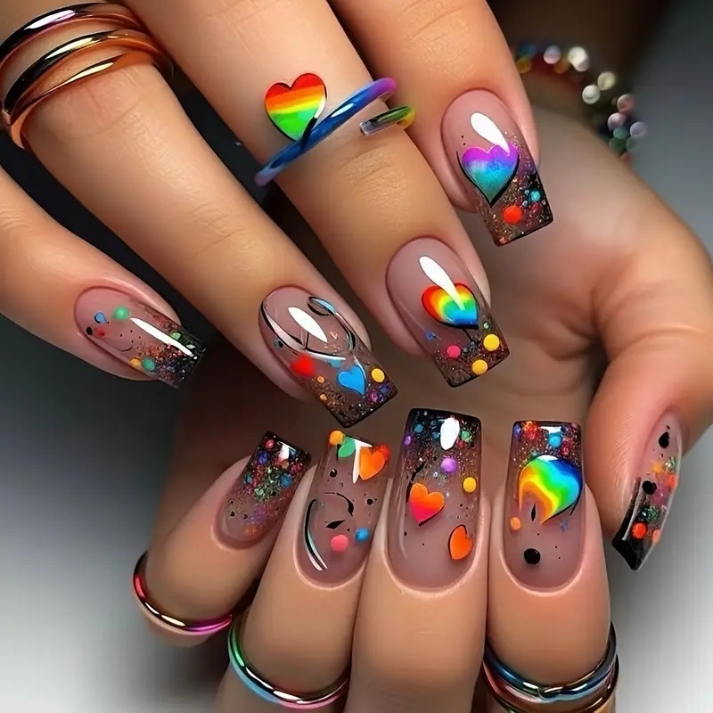24 шт. накладных ногтей телесн – обзор и цена Nail Art Press On