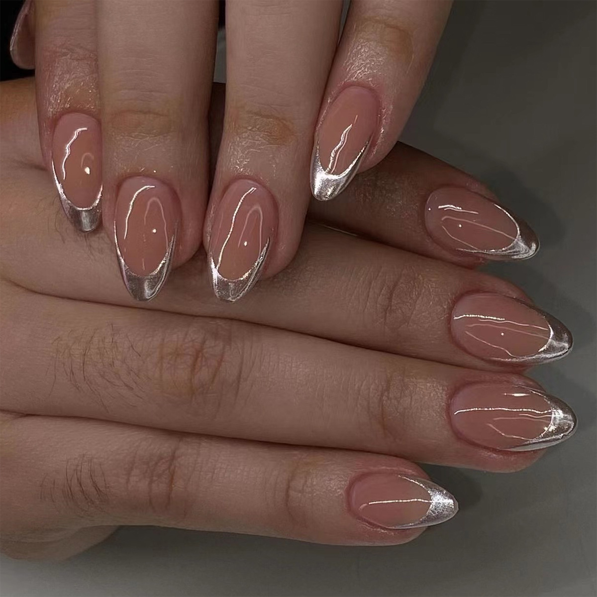 24 шт., простые зеленые францу – обзор и цена Nail Art Press On