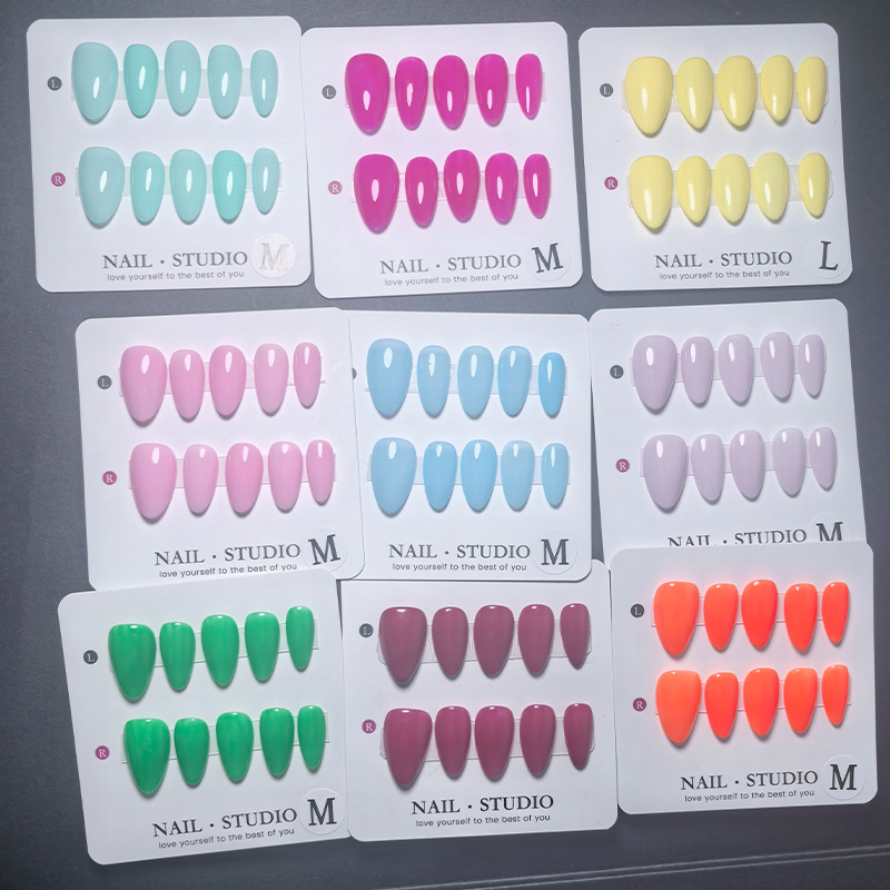 10 шт. акриловых накладных ног – обзор и цена Nail Art Orange