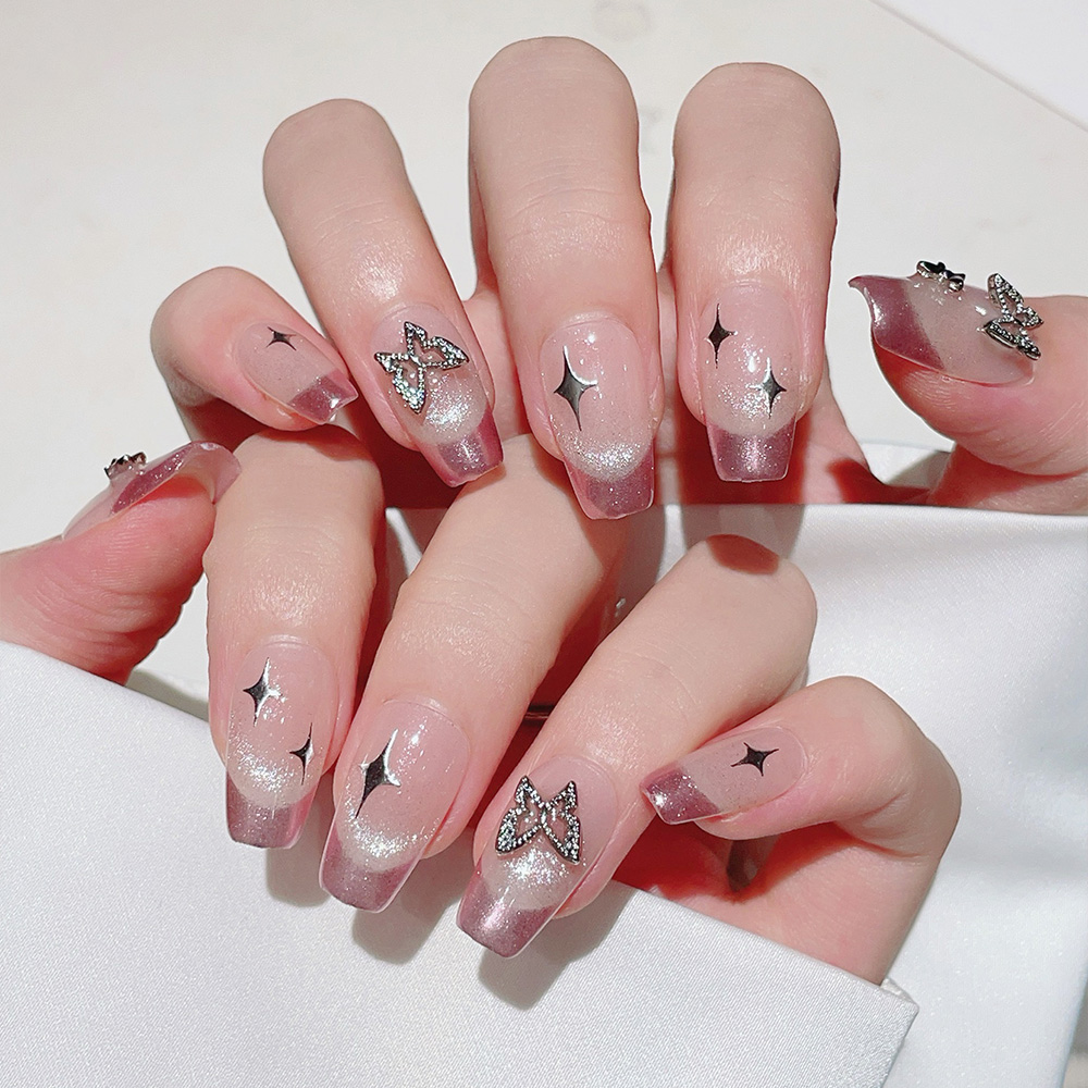 Набор из 10 коротких трапециев – обзор и цена Nail Art Pink