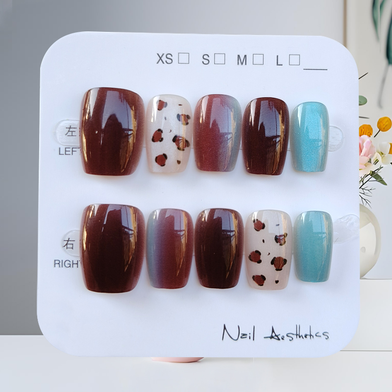 10 шт., осень-зима, новый стил – обзор и цена Nail Art Press On